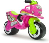 INJUSA - Moto Correpasillos Tundra Tornado | Andador Bebé | Moto para Niños de 18 a 48 Meses | Ruedas Anchas de Plástico | Decoración Permanente e Impermeable | Asa de Transporte para Padres | Versiones: Honda, Repsol y Marca Injusa en Azul o Rosa