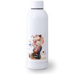 MERCHANDMANIA BIDON 500 ML ACERO INOXIDABLE ania spy family serie anime kawaii cute linda deporte deportivo botella senderismo yor loid forger