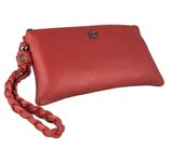 Cartera de mano con asa corta y cremallera 21x12 cm - Zerimar.