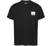 Camiseta Tommy Regular Graphic Hombre Negra