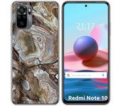 Tumundosmartphone Funda Gel Tpu para Xiaomi Redmi Note 10 / 10S diseño Mármol 14 Dibujos