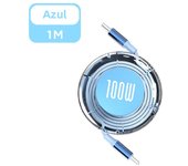 Retractable USB C Cable PD100W Type C To Type C Fast Charging Cable For iphone 15 Huawei Samsung Xiaomi Laptop Tablet Data Cord