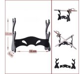 3-layer Katana Shelf Wooden Sword Rack Support Display Stand Floor Japanese Katana Samurai Sabre Holder House Decor Organizer