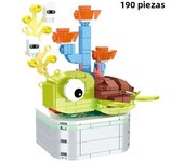 Perpetual Bouquet Tulip Flower Building Block 3D Model Home Decoration Plant Potted Assembly Bricks Valentine Child Gifts