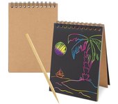 Disok Lote de 10 a 50 Libretas Mágicas de Colores para Escribir y Rascar