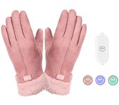Heated Gloves Usb Rechargeable Battery Heating Gloves For Women Ladies Warming Gloves