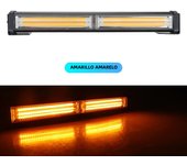 1PCS Front Windshield Car Strobe Lamp Bar Traffic Signal Emergency Flashing Lamp Car Warning Light LED Work Light Bar Dual Color
