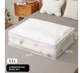Underbed Storage Bag Foldable Quilt Bag Wardrobe Clothes Storage Box Dustproof Organizer Large Capacity Quilt Storage Bag