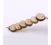 Hamster Wooden Ladder Toy for Cage 6/10 Steps Wood Climbing Blocks Chew Toy for Pig Rat Hedgehog Small Pet Cage Accessories