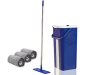 STARLYF Set de Mopa y Cubo Autoclean Mop + 3 Paños de Microfibra ultra absorbente, 2.7L Compacto, práctico y eficaz, Fregona todo tipo de suelos