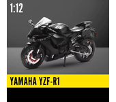 1:12 Yamaha YZF R1 Metal Diecast Motorcycle Toy Car Model Rubber Tires Wheel Steering Toys Motorcycles Kids Children's Day Gifts