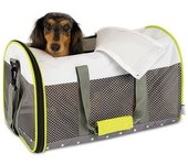 Ibañez IBAÑEZ Bolso Deportivo para Mascotas Blanco Amplio y Cómodo