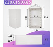 Outdoor Waterproof Enclosure Plastic Box Electronic Project Instrument Case Electrical Project Box Junction Box Housing