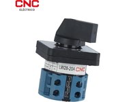 CNC LW28-20/32A 0-1 Universal Changeover Switch 2 Position 3 Pole Rotary Switch 660V 20A Changeover Switch