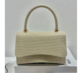 Bolso de Fiesta Brillante con asa medidas 19.5 x 13 cm