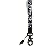 Mobile Phone Lanyard Fashion Wrist Black Leopard Strap Keychain Lanyard for Wallet Keys Keychain Hanging Rope Cell Phone Strap