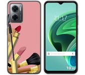 Funda Silicona para Xiaomi Redmi 10 5G diseño Brochas Dibujos
