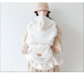 Soft Baby Blanket Cartoon Coral Fleece Embroidered Bear Rabbit Warm Comforter Baby Stroller Blanket Infant Cloak Nap Cover