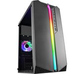 Mars Gaming MC-S1 Caja PC Micro-ATX ARGB USB 3.0 con Ventana Negro