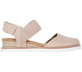 Skechers Bobs Desert Kiss - Sun Shining Alpargatas para mujer beige en textil 83607