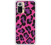 Funda original compatible con Xiaomi Redmi Note 10 Pro/Pro Max - Textura Leopardo Rosa