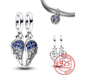 Cute 925 Sterling Silver Cookie House Hat Heart Festive Nutcracker Dangle Charm Fit Original Bracelet DIY Christmas Tree Gift