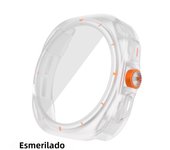 Change To Ultra Case for Samsung Galaxy Watch 7 44mm 40mm Accessories Protective Case + Screen Protector Glass for Galaxy Watch6