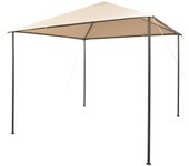 vidaXL Cenador carpa 3x3 m de acero beige