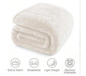 BLOOM STORE-Manta Mullida, Manta de Sofá, Manta de cama, Mantas para Cama, Muy Suave y Acogedora