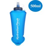250/500/750ml TPU Outdoor Sport Bottle Folding Soft Flask Drink Water Bottle Running Camping Hiking Bicycle Fitness Water Bag
