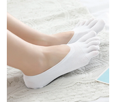 Women Summer Five-finger Socks Female Ultrathin Sock Funny Toe Invisible Sokken With Silicone Anti-skid Breathable Anti-friction