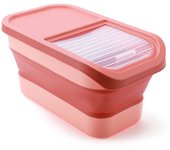 Contenedor De Almacenamiento Para Alimentos Para Perros Y Gatos Colapsable 13/33LB Caja De Alimentos Para Gatos Con Tapa Airtight Para Cocina Granos Y Arroz