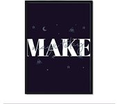 Nacnic Lámina Haz Magia. Pósters Con Diseño De Rótulo Y Mensajes Motivacionales Para El Día A Día. Decoración De Interiores..