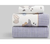 Llartextil Juego de Sábanas Coralina Jurasic Marino | Suavidad Excepcional
