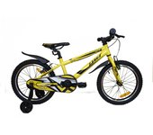 Bicicleta Montaña Niños 18" Umit Cuadro Aluminio 180 Amarillo