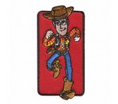 Parches Ropa Disney – Pixar – Parche Bordado Ropa – (licencia oficial) – Toy Story 4 – Woody – Vaqueros – Juguetes – Juegos – Aventuras – Aventurer@s – 4,1 x 8,0 cm. - Moda The Happy Patch