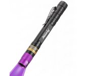 SV64 365nm UV led flashlight powerful Black Light Invisible Torch Money Scorpion Cat Pet Stains Marker Ore Check Use AAA battery