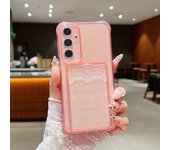 Case For Samsung Galaxy S24 FE S25 S24 S23 S22 S21 Ultra Plus A56 A55 A52 A54 A53 A35 A34 A15 A14 A16 Card Bag Clear Phone Cover