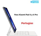 AJIUYU TrackPad Magic Keyboard Portuguese Arabic Spanish For XiaoMi Pad 6 11 Inch Mi Pad 6 Pro MiPad 6 2023 Smart Magnetic Case