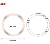 2pc Stainless Steel Universal Magnetic Metal Plate Ring For Magsafe Wireless Charger Iron Sheet Sticker Magnet Car Phone Holder