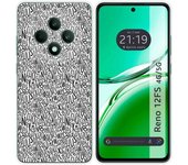 Tumundosmartphone Funda Silicona para Oppo Reno 12FS 4G / 12 FS 5G diseño Letras Dibujos