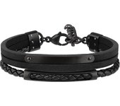 BREIL Colección B MIX, Pulsera Hombre en Acero, Ideas de Regalos para Hombre