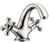 SCHÜTTE Grifo mezclador de lavabo 2 mandos ELK cromado