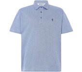 El Búho Nocturno Polo Hombre Manga Corta Premium Algodón Geométrico - Azul 0009_33 Polos Hombre