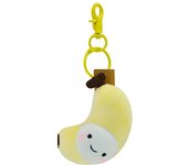 Women New Cute Simulation 10cm Fruits Plush Pendants Key China Peach Orange Apple Banana Eggplant Ponkan Soft Plushies Keychain