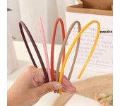 4/5/6pcs Fashion Matte Headband For Women Girls Thin Headband Female Plastic Teeth Hairbands Simple Hair Accessories Mix Styles