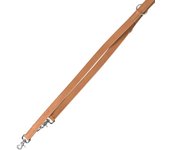 TRIXIE Rustic fatleather adjustable lead Heartbeat, M–L: 2.00 m/20 mm, brown