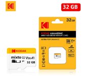 Kodak Original Micro Sd Memory Card 64GB White 128GB SD Card Micro SDXC Class10 Flash Card 256GB 32GB SD Memory Card for Camera