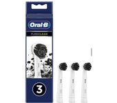Oral-B PureClean Cabezales De Repuesto para el cepillo eléctrico pack 3 Unidades con Cerdas de Carbón Activado