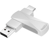 2in1 U Disk 128GB 64GB 32GB USB2.0 Type-C Interface Smartphone Computer Mutual Transmission Portable USB Memory pen drive Metal